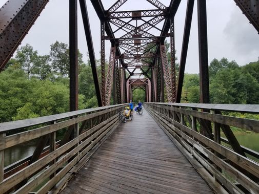 A bridge on the Greenbrier Trail