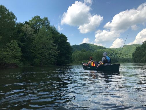 Canoeing on the Cheat River