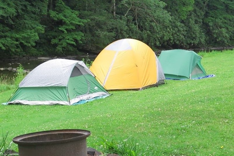 Tents at Laurel Fork CG