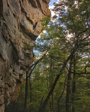 Sport Climbing at the New River Gorge