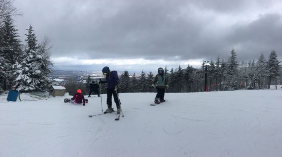 The top of a slope at Canaan Valley Resort