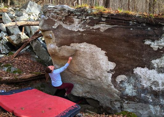 Bouldering at the New River Gorge