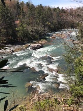 The Middle Fork River at Audra State Park